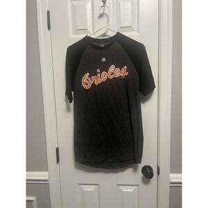 Vintage Black Baltimore Orioles Collectors Cal Ripken 8 T Shirt Men Small